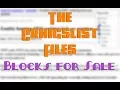 The Craigslist Files Blocks for sale