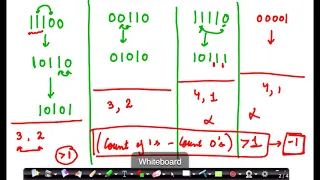 LeetCode Contest 241 Question 2 Minimum Number of Swaps to Make the Binary String Alternating