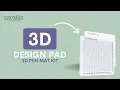 MYNT3D 3D Pen Mat Kit DesignPad FreePad