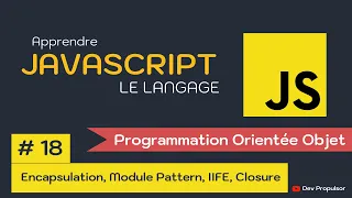 JavaScript 18-Encapsulation Module Pattern IIFE Closure