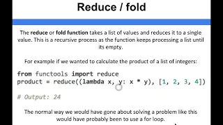 Functional Programming - Reduce fold