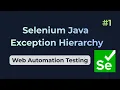 Selenium Exception Hierarchy Selenium Java