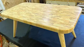 Making a Wooden Coffee Table / Ahşap Orta Sehpa Yapımı / Diy Woodworking Projects