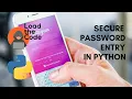 Input Password Securely in Python