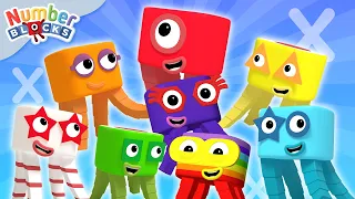 Multiplication - Back to School Homeschooling | Learn to Count for Kids Compilation | Numberblocks