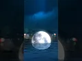 Moon floating in River Made in after effects