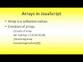 31 Arrays in javascript