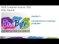 GCSE Computer Science Programming Introduction Basic PsudoCoding Variables OCR J277 AQA 8525