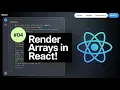 Render Arrays in React Reactjs English Tutorial 2025