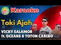Download Lagu VICKY SALAMOR ft  ODSANS \u0026 TOTON CARIBO   Toki Ajah  | Karaoke Original Key dengan Lirik