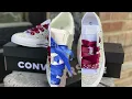 Custom Bling Converse for Brides Unique Wedding Shoes That Sparkle