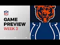 Chicago Bears vs Indianapolis Colts 2024 Week 3 Game