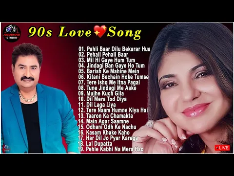 Download MP3 90s Hit Love Hindi Songs Alka Yagnik, Kumar Sanu \u0026 Udit Narayan 90s Songs #90severgreen #bollywood