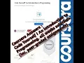 Coursera Answers Code Yourself An Introduction To Programming Language