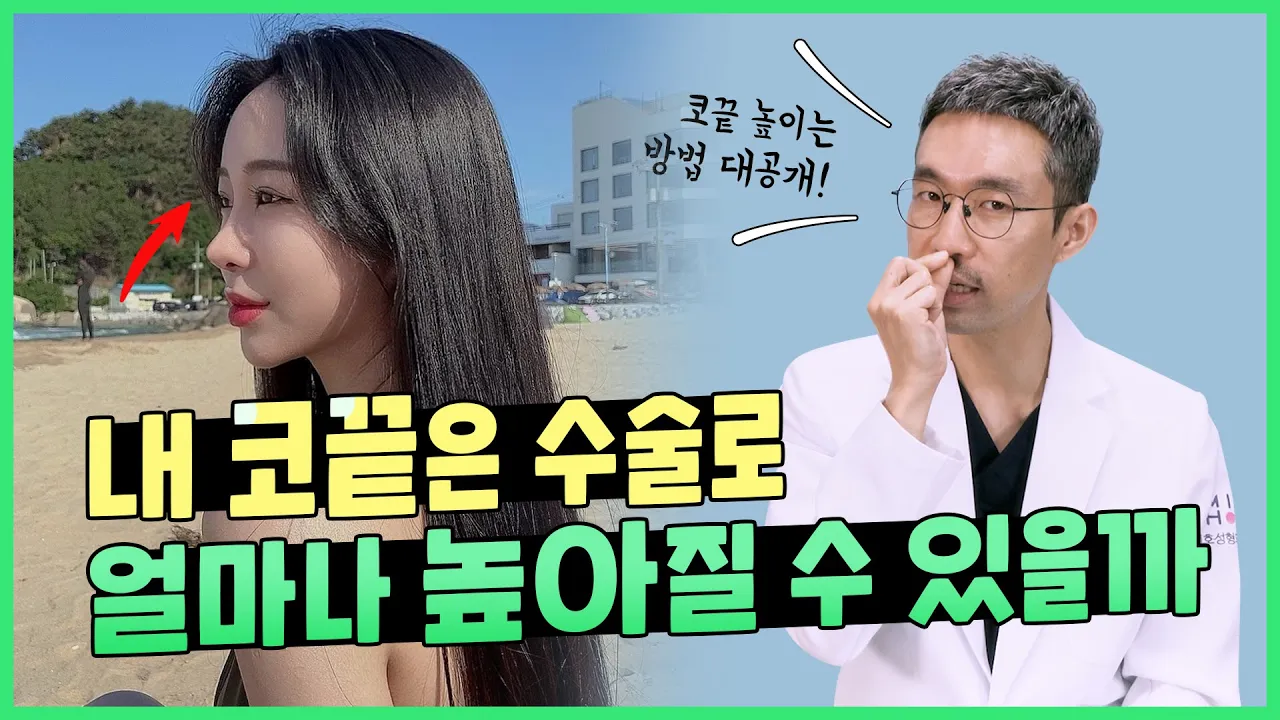 [코성형] 내코끝은 수술로 얼마나 높아질 수 있을까?