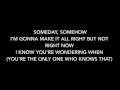 Lagu Nickelback - Someday - Lyrics