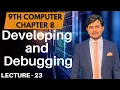 Developing and Debugging in Web Development 9th Computer - Ch 8