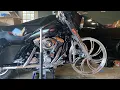 07 HARLEY DAVIDSON STREET GLIDE FROM COPART GETS 26 WHEEL