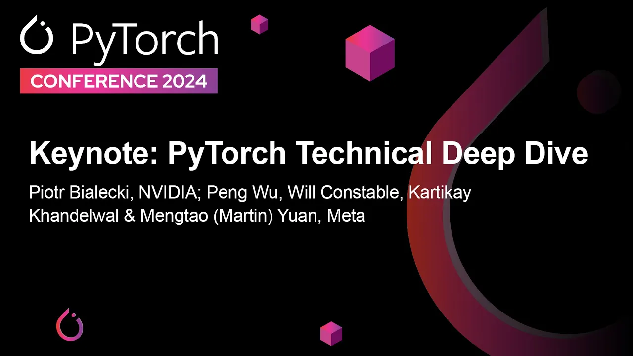 Image from Keynote: PyTorch Technical Deep Dive
