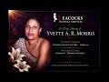 Celebrating The Life of Yvette Anne Rosemary Morris