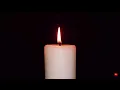 Burning White Candle Peaceful Relaxing Candle 10 Hours