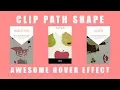 Awesome CSS Clip Path Shape Hover effect HTML CSS