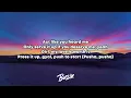 Tyla, Sean Paul - PUSH 2 START REMIX (Lyrics)
