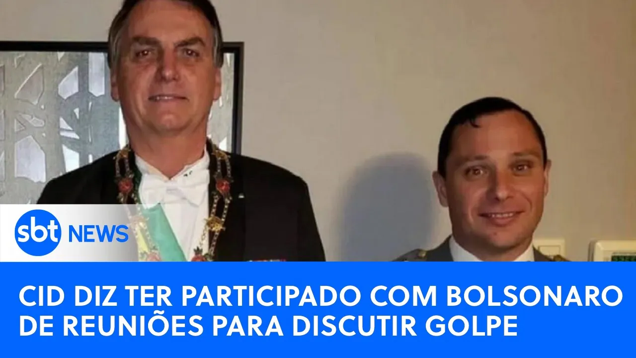 ???? SBT News na TV: Mauro Cid diz à PF ter participado com Bolsonaro de reuniões para discutir golpe
