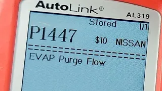 P1447 purge flow lottery code 4th gen nissan maxima