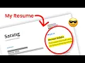 I Built a Resume Builder and Put It on My Resume