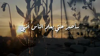 سأصبر حتى يعجز الصبر عن صبري قصيدة الصبر للإمام علي عليه السلام دندنها