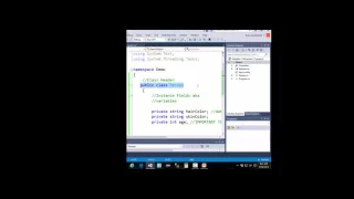 C - Classes and Objects