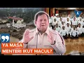 Lagu Prabowo Heran Menteri Dikritik Saat Turun ke Lokasi Bencana: Masa Menteri Ikut Macul?