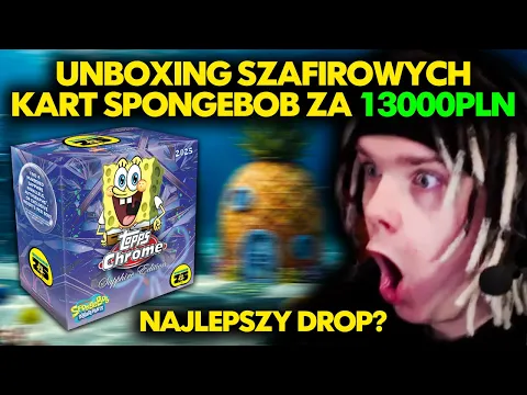 Video Thumbnail: UNBOXING SZAFIROWYCH KART SPONGEBOB ZA 13000PLN!