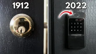 How To Install And Upgrade Your Old Door Deadbolt To A Smart Lock DIY