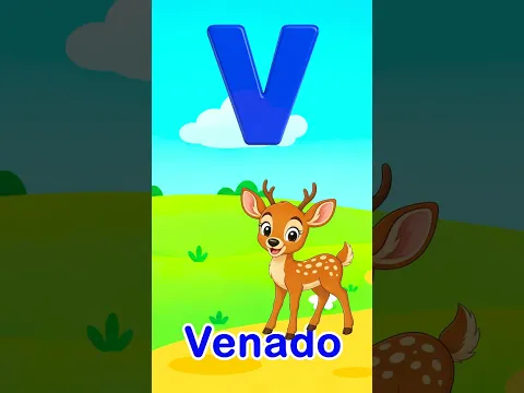 Aprende Abecedario con Animales | U de Unicornio, V de Venado, W de Wombat #shorts