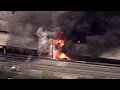Fire collapses I-85 overpass in Atlanta