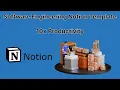 Boosting Productivity Unveiling the Ultimate Software Engineering Notion Template