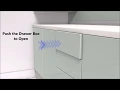 Push to Open Drawer Slide