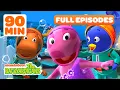 Download Lagu Tyrone \u0026 Pablo Find Mermaids + Castaways Adventure! w/ Uniqua | Full Episodes | The Backyardigans