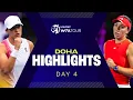 Swiatek Pegula Rybakina and Jabeur on Day 4 at Doha WTA Highlights