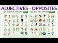 Adjectives Opposites in English Learn English Adjectives and their Opposites 64 Adjectives