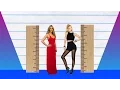 How Much Taller - Jennifer Lawrence vs Iggy Azalea