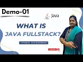 Java FullStack Demo 01 What Is Java FullStack Java FullStack Tutorial for Beginners