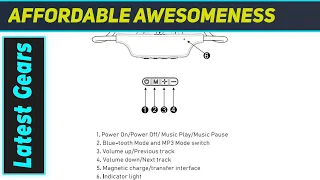 Tnfeeon Open Ear Headphones Waterproof Music Powerhouse