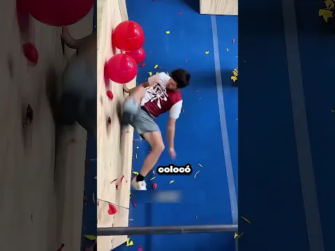 Globos contra atleta de parkour...🎈 #impactante
