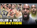 ISLAM vs VOLK  INSTANT REACTION! | DJ PERFECTLY PREDICTS ISLAM KO!