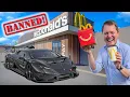 LAMBORGHINI RACECAR vs McDONALD s DRIVE THRU