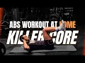Download Lagu 15 Min Killer Abs Workout | Burn Belly Fat \u0026 Build a Strong Core (No Equipment)