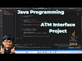 ASMR Programming - ATM Interface Project using Java